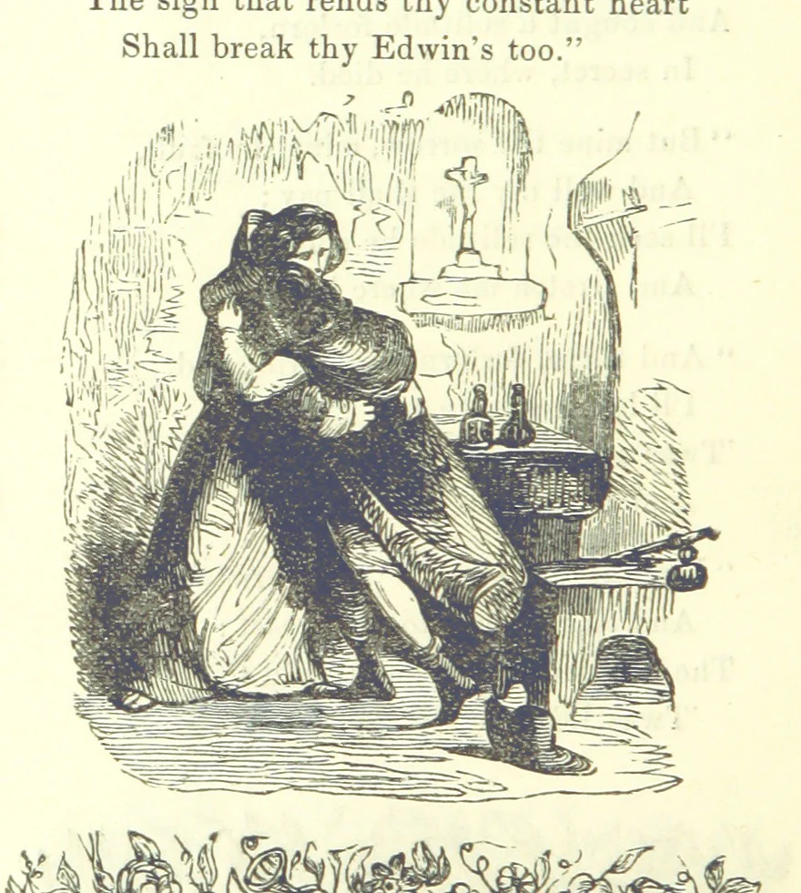 An illustration from The Vicar of Wakefield ... And a prefatory memoir by G. Moir Bussey ... Embellished with ... two hundred engravings on wood, etc, 1845, leaf 88