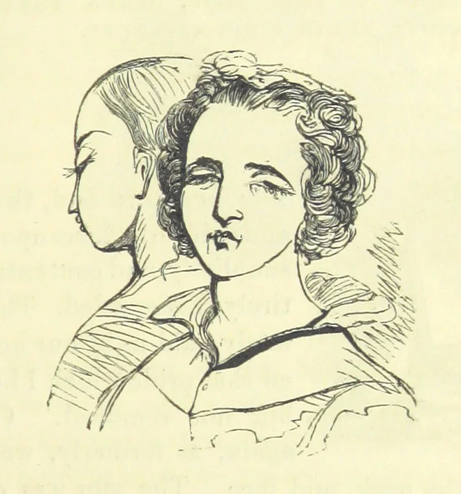 An illustration from The Vicar of Wakefield ... And a prefatory memoir by G. Moir Bussey ... Embellished with ... two hundred engravings on wood, etc, 1845, leaf 97