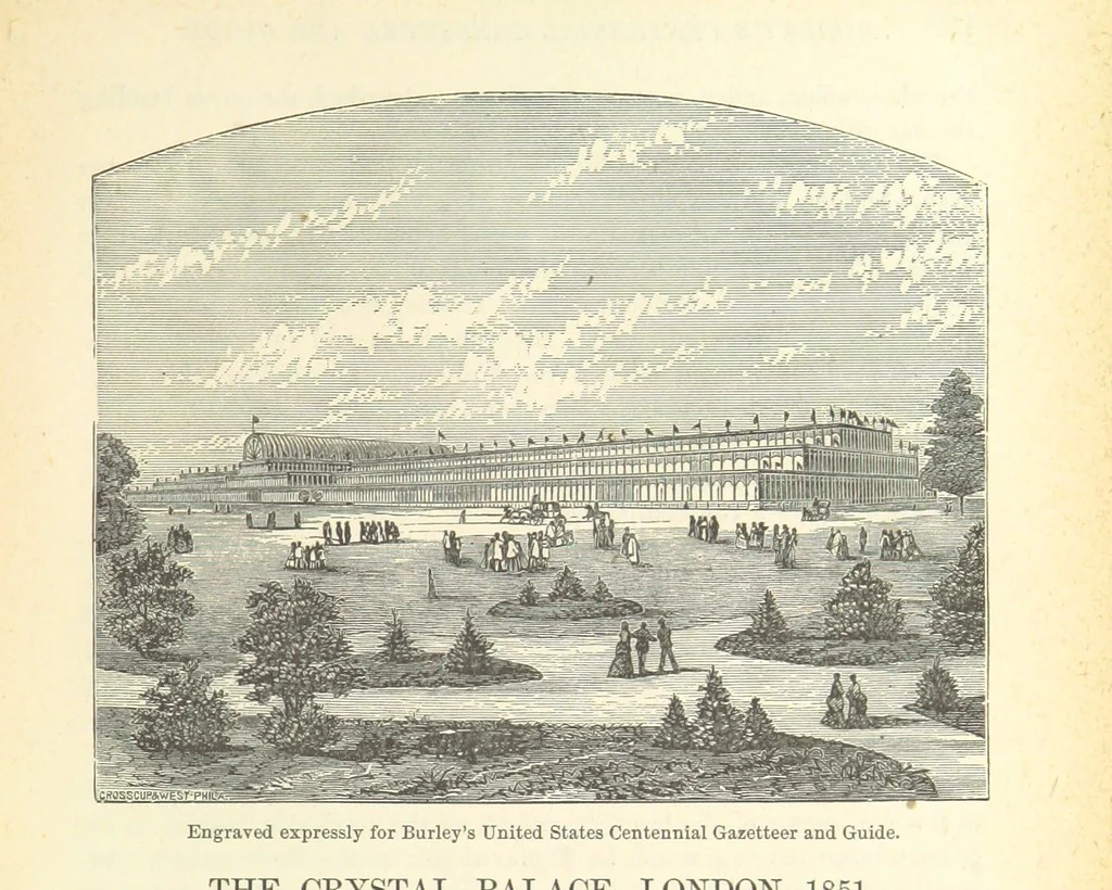 An illustration from 1776 American Enterprise. 1876. Burley's United States Centennial Gazetteer and Guide 1876 ... C. H. Kidder, editor, etc, 1876, leaf 149