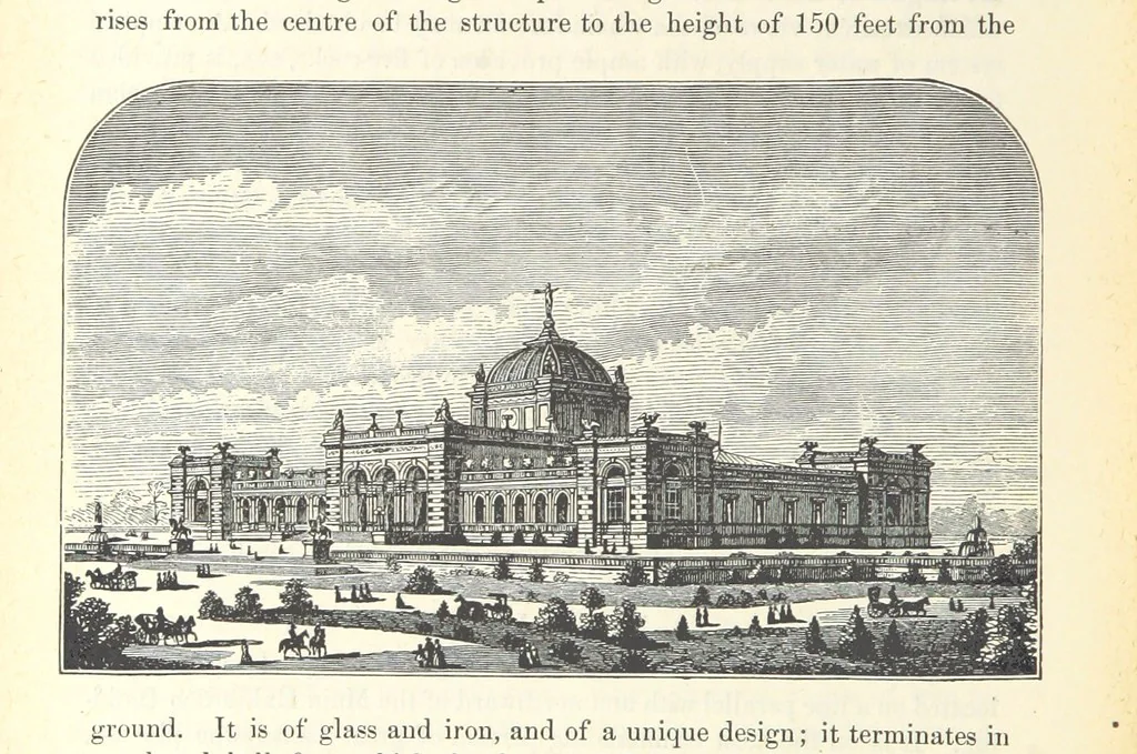 An illustration from 1776 American Enterprise. 1876. Burley's United States Centennial Gazetteer and Guide 1876 ... C. H. Kidder, editor, etc, 1876, leaf 666