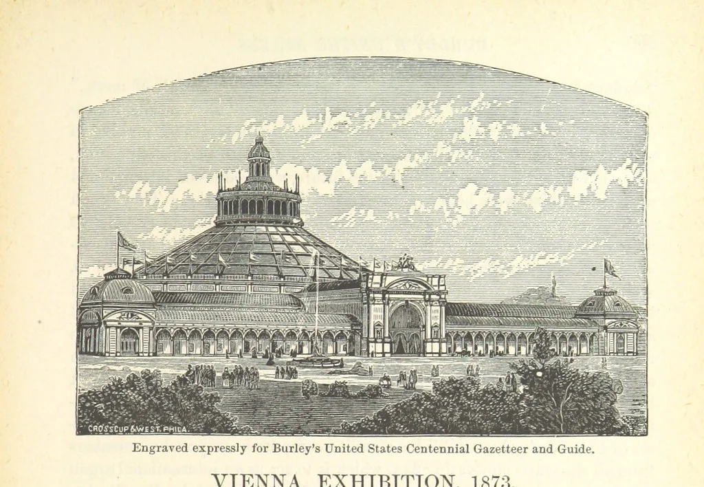 An illustration from 1776 American Enterprise. 1876. Burley's United States Centennial Gazetteer and Guide 1876 ... C. H. Kidder, editor, etc, 1876, leaf 687