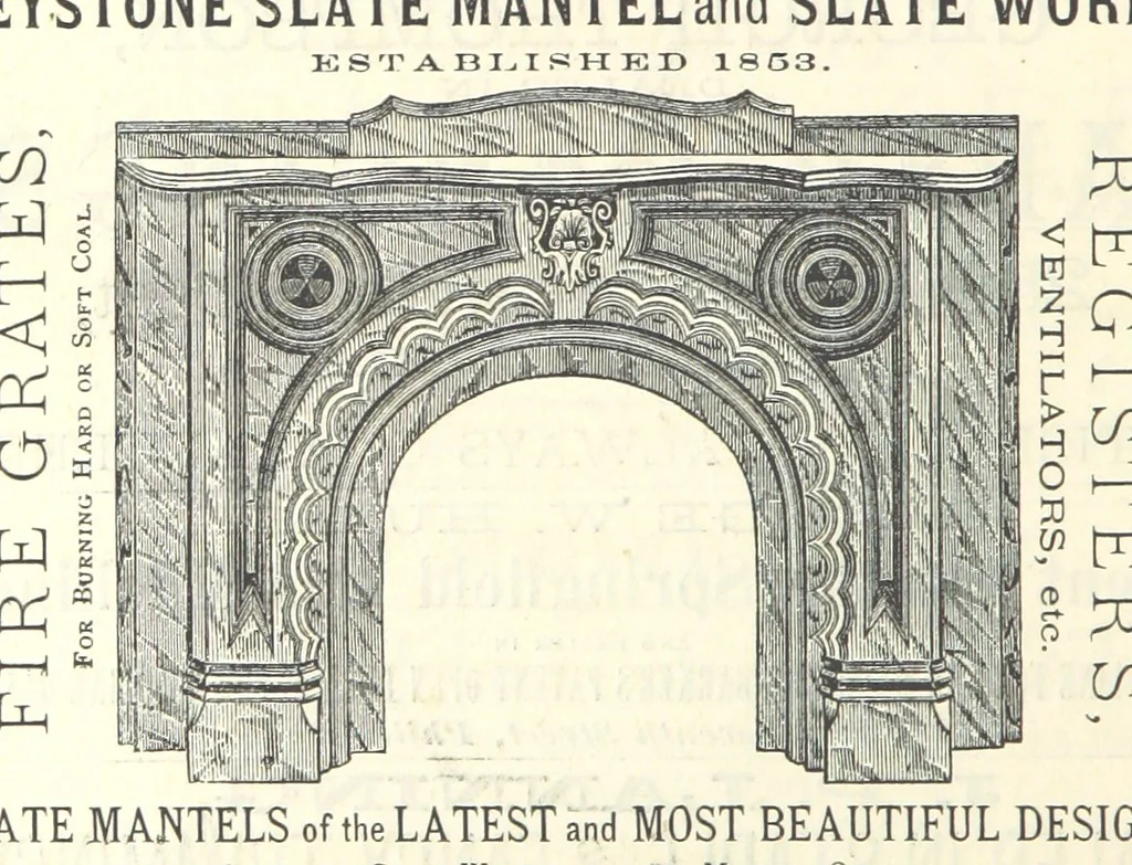An illustration from 1776 American Enterprise. 1876. Burley's United States Centennial Gazetteer and Guide 1876 ... C. H. Kidder, editor, etc, 1876, leaf 704