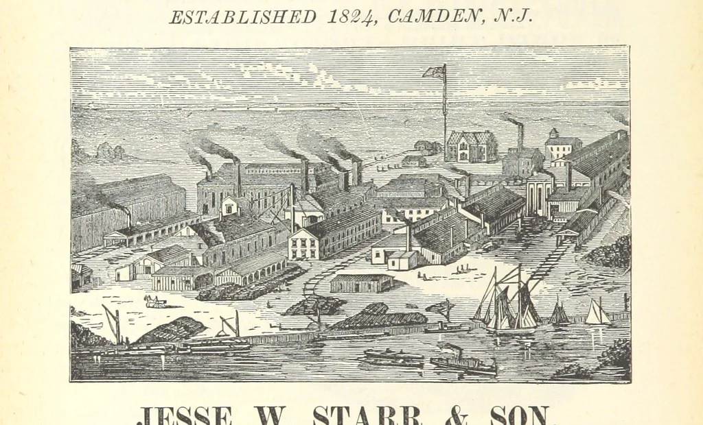 An illustration from 1776 American Enterprise. 1876. Burley's United States Centennial Gazetteer and Guide 1876 ... C. H. Kidder, editor, etc, 1876, leaf 724