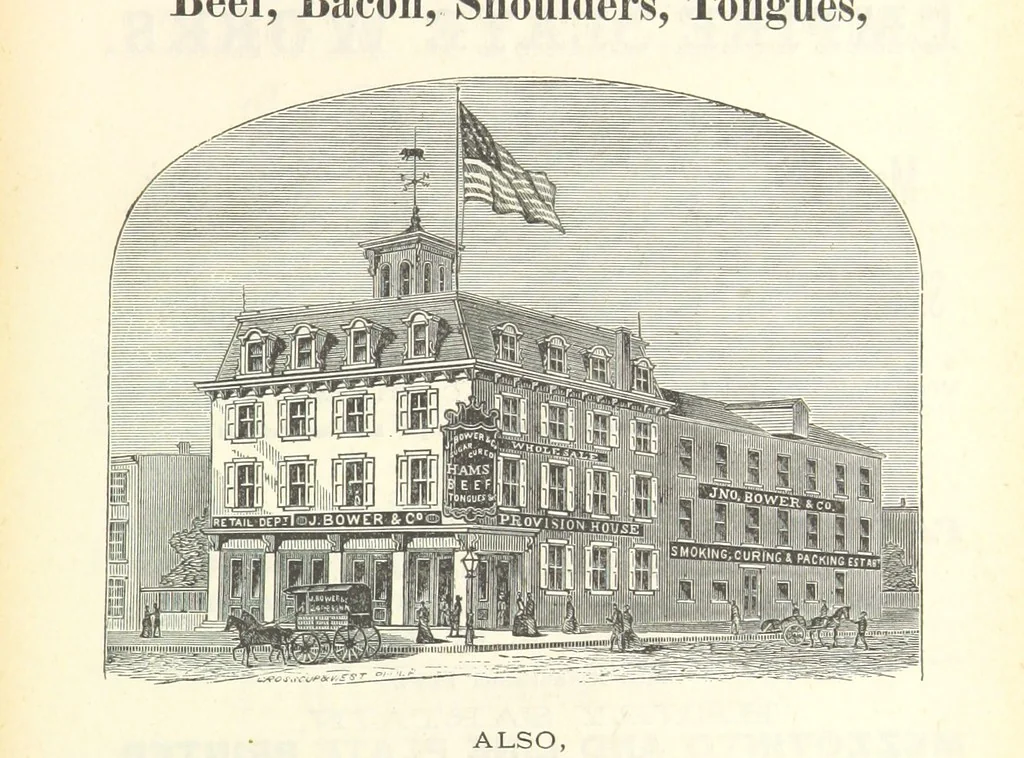 An illustration from 1776 American Enterprise. 1876. Burley's United States Centennial Gazetteer and Guide 1876 ... C. H. Kidder, editor, etc, 1876, leaf 731