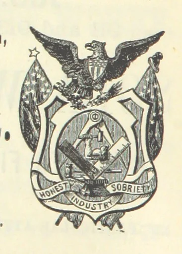 An illustration from 1776 American Enterprise. 1876. Burley's United States Centennial Gazetteer and Guide 1876 ... C. H. Kidder, editor, etc, 1876, leaf 798