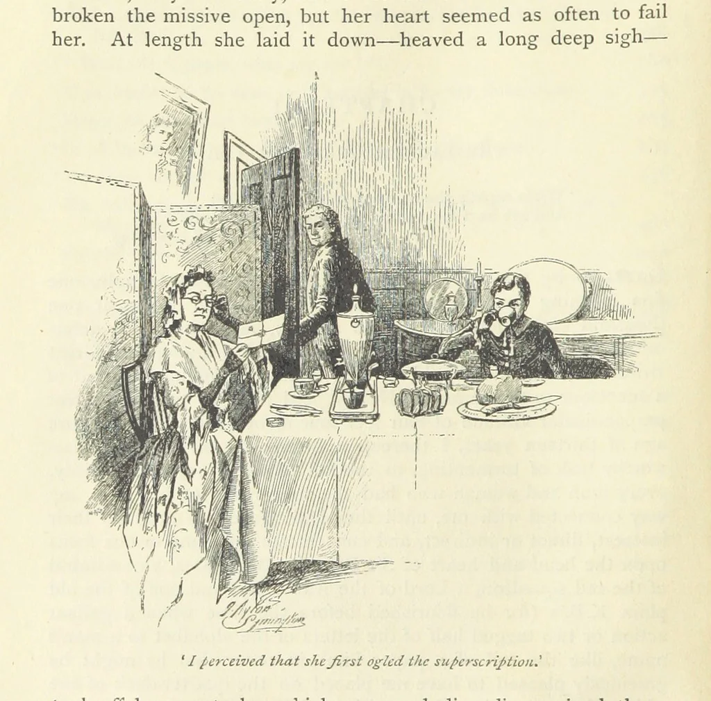 An illustration from Tom Cringle's log...Illustrated by J.A. Symington, etc, 1895, leaf 30