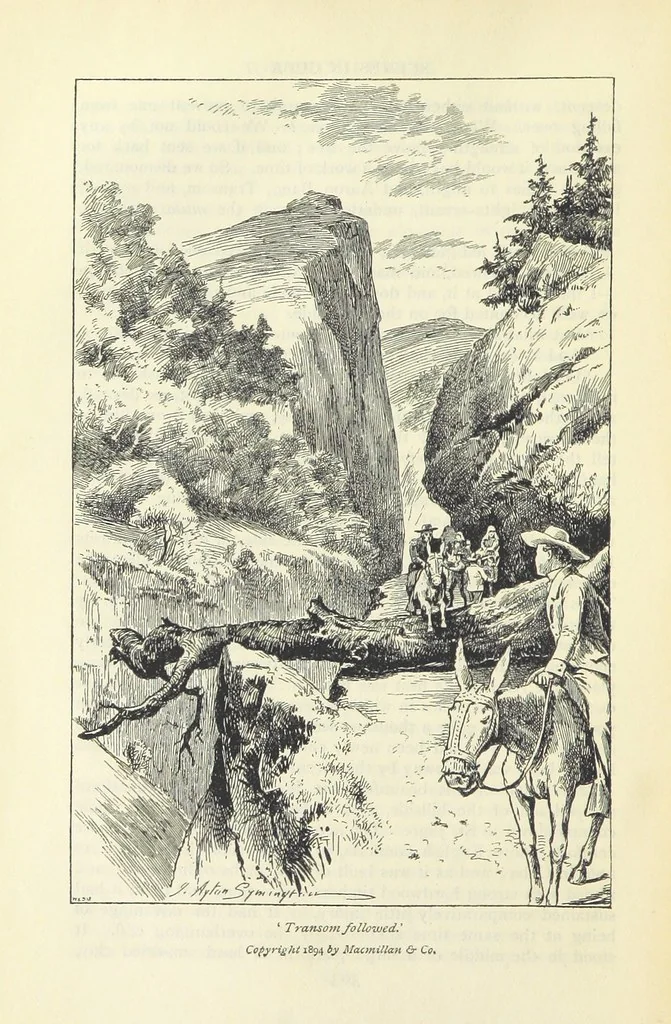 An illustration from Tom Cringle's log...Illustrated by J.A. Symington, etc, 1895, leaf 392