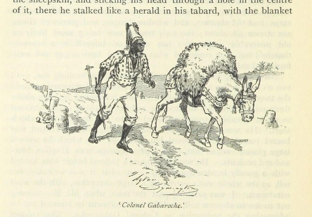 An illustration from Tom Cringle's log...Illustrated by J.A. Symington, etc, 1895, leaf 500