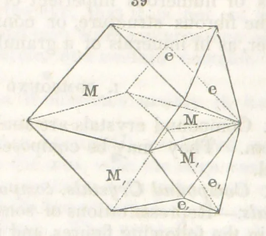 An illustration from A System of Mineralogy, comprising the most recent discoveries ... Third edition, rewritten, rearranged and enlarged, 1850, leaf 108