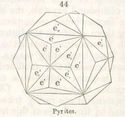An illustration from A System of Mineralogy, comprising the most recent discoveries ... Third edition, rewritten, rearranged and enlarged, 1850, leaf 110