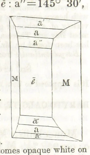 An illustration from A System of Mineralogy, comprising the most recent discoveries ... Third edition, rewritten, rearranged and enlarged, 1850, leaf 213