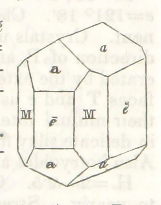 An illustration from A System of Mineralogy, comprising the most recent discoveries ... Third edition, rewritten, rearranged and enlarged, 1850, leaf 236