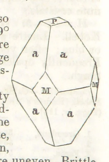 An illustration from A System of Mineralogy, comprising the most recent discoveries ... Third edition, rewritten, rearranged and enlarged, 1850, leaf 264