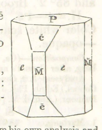 An illustration from A System of Mineralogy, comprising the most recent discoveries ... Third edition, rewritten, rearranged and enlarged, 1850, leaf 322