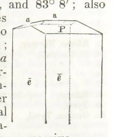 An illustration from A System of Mineralogy, comprising the most recent discoveries ... Third edition, rewritten, rearranged and enlarged, 1850, leaf 331