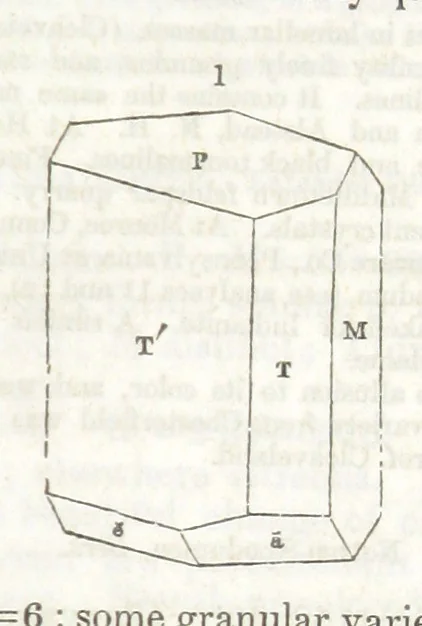 An illustration from A System of Mineralogy, comprising the most recent discoveries ... Third edition, rewritten, rearranged and enlarged, 1850, leaf 347