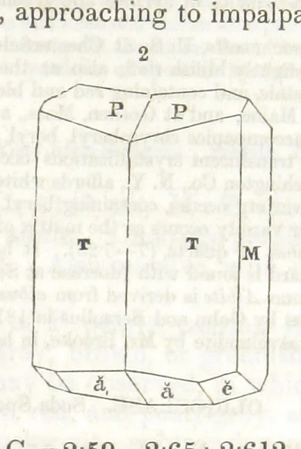 An illustration from A System of Mineralogy, comprising the most recent discoveries ... Third edition, rewritten, rearranged and enlarged, 1850, leaf 347
