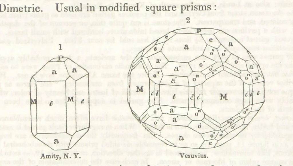 An illustration from A System of Mineralogy, comprising the most recent discoveries ... Third edition, rewritten, rearranged and enlarged, 1850, leaf 366
