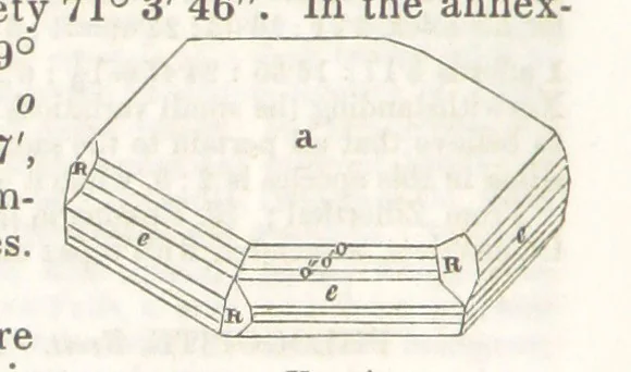 An illustration from A System of Mineralogy, comprising the most recent discoveries ... Third edition, rewritten, rearranged and enlarged, 1850, leaf 376