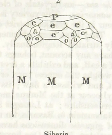 An illustration from A System of Mineralogy, comprising the most recent discoveries ... Third edition, rewritten, rearranged and enlarged, 1850, leaf 389