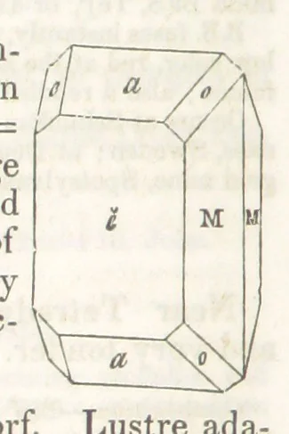 An illustration from A System of Mineralogy, comprising the most recent discoveries ... Third edition, rewritten, rearranged and enlarged, 1850, leaf 432