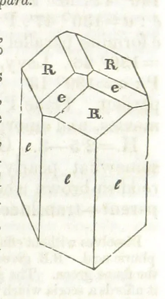 An illustration from A System of Mineralogy, comprising the most recent discoveries ... Third edition, rewritten, rearranged and enlarged, 1850, leaf 499