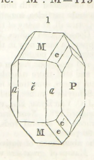 An illustration from A System of Mineralogy, comprising the most recent discoveries ... Third edition, rewritten, rearranged and enlarged, 1850, leaf 524