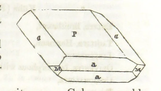 An illustration from A System of Mineralogy, comprising the most recent discoveries ... Third edition, rewritten, rearranged and enlarged, 1850, leaf 539