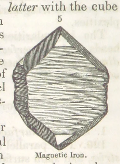 An illustration from A System of Mineralogy, comprising the most recent discoveries ... Third edition, rewritten, rearranged and enlarged, 1850, leaf 92