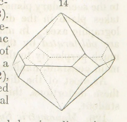 An illustration from A System of Mineralogy, comprising the most recent discoveries ... Third edition, rewritten, rearranged and enlarged, 1850, leaf 94