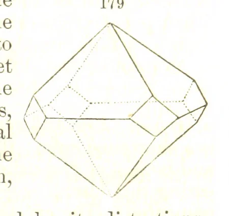 An illustration from A System of Mineralogy, comprising the most recent discoveries ... Fourth edition, rewritten, rearranged, and enlarged, 1854, leaf 123