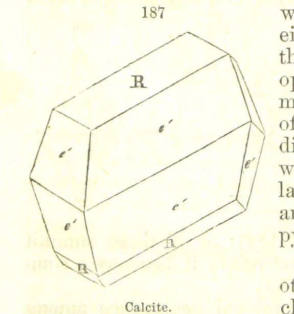 An illustration from A System of Mineralogy, comprising the most recent discoveries ... Fourth edition, rewritten, rearranged, and enlarged, 1854, leaf 124