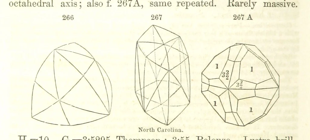 An illustration from A System of Mineralogy, comprising the most recent discoveries ... Fourth edition, rewritten, rearranged, and enlarged, 1854, leaf 352
