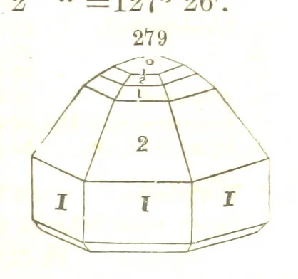 An illustration from A System of Mineralogy, comprising the most recent discoveries ... Fourth edition, rewritten, rearranged, and enlarged, 1854, leaf 379