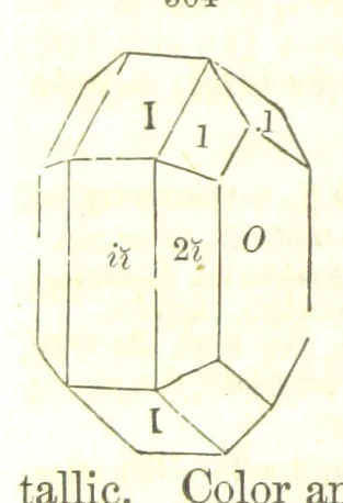 An illustration from A System of Mineralogy, comprising the most recent discoveries ... Fourth edition, rewritten, rearranged, and enlarged, 1854, leaf 414