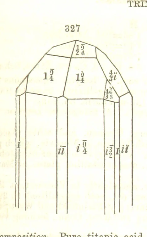 An illustration from A System of Mineralogy, comprising the most recent discoveries ... Fourth edition, rewritten, rearranged, and enlarged, 1854, leaf 453