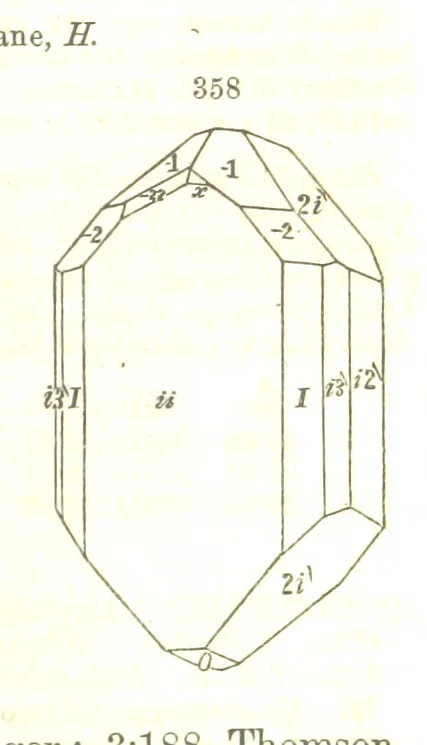 An illustration from A System of Mineralogy, comprising the most recent discoveries ... Fourth edition, rewritten, rearranged, and enlarged, 1854, leaf 497