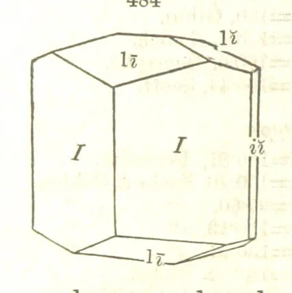 An illustration from A System of Mineralogy, comprising the most recent discoveries ... Fourth edition, rewritten, rearranged, and enlarged, 1854, leaf 658