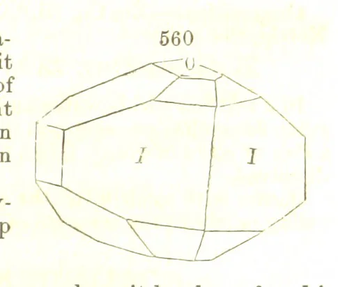 An illustration from A System of Mineralogy, comprising the most recent discoveries ... Fourth edition, rewritten, rearranged, and enlarged, 1854, leaf 745