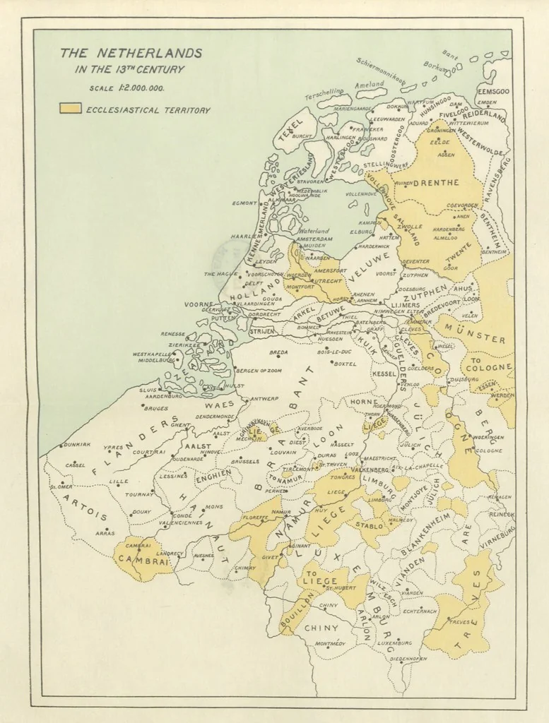 An illustration from History of the People of the Netherlands ... Translated by O. A. Bierstadt and Ruth Putnam, 1898, leaf 385