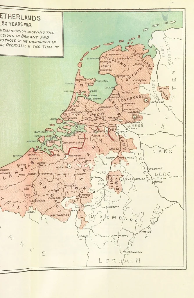 An illustration from History of the People of the Netherlands ... Translated by O. A. Bierstadt and Ruth Putnam, 1898, leaf 545