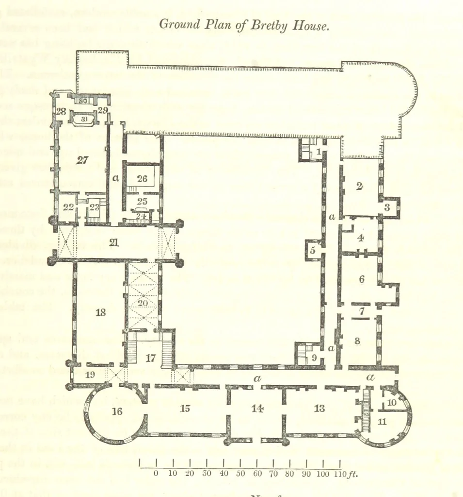 An illustration from The History and Gazetteer of the County of Derby: drawn up from actual observation, and the best authorities; containing a variety of geological, mineralogical, commercial and statistical information. Illustrated by a map of the county, and numerous copper-plate and wood engravings by the first artists. The materials collected by the publisher, S. Glover. Edited by Thomas Noble, 1831, leaf 213