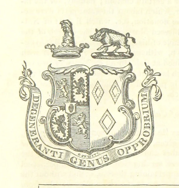 An illustration from The History and Gazetteer of the County of Derby: drawn up from actual observation, and the best authorities; containing a variety of geological, mineralogical, commercial and statistical information. Illustrated by a map of the county, and numerous copper-plate and wood engravings by the first artists. The materials collected by the publisher, S. Glover. Edited by Thomas Noble, 1831, leaf 242