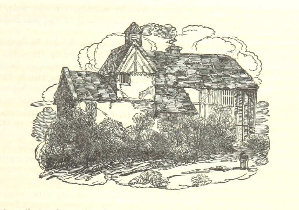 An illustration from The History and Gazetteer of the County of Derby: drawn up from actual observation, and the best authorities; containing a variety of geological, mineralogical, commercial and statistical information. Illustrated by a map of the county, and numerous copper-plate and wood engravings by the first artists. The materials collected by the publisher, S. Glover. Edited by Thomas Noble, 1831, leaf 409