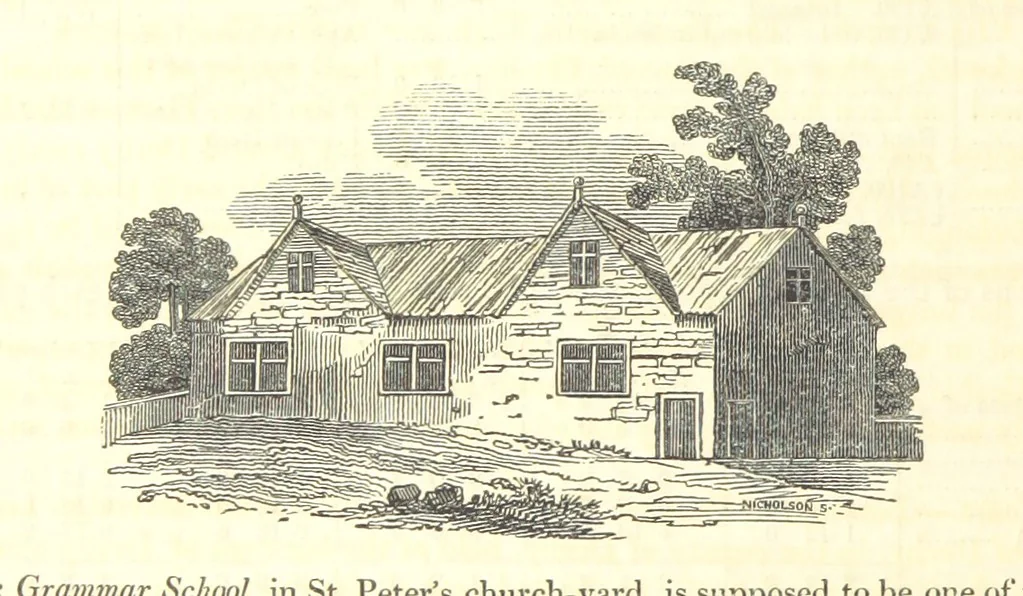 An illustration from The History and Gazetteer of the County of Derby: drawn up from actual observation, and the best authorities; containing a variety of geological, mineralogical, commercial and statistical information. Illustrated by a map of the county, and numerous copper-plate and wood engravings by the first artists. The materials collected by the publisher, S. Glover. Edited by Thomas Noble, 1831, leaf 492