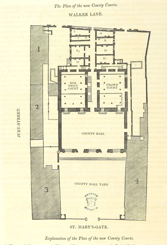 An illustration from The History and Gazetteer of the County of Derby: drawn up from actual observation, and the best authorities; containing a variety of geological, mineralogical, commercial and statistical information. Illustrated by a map of the county, and numerous copper-plate and wood engravings by the first artists. The materials collected by the publisher, S. Glover. Edited by Thomas Noble, 1831, leaf 502