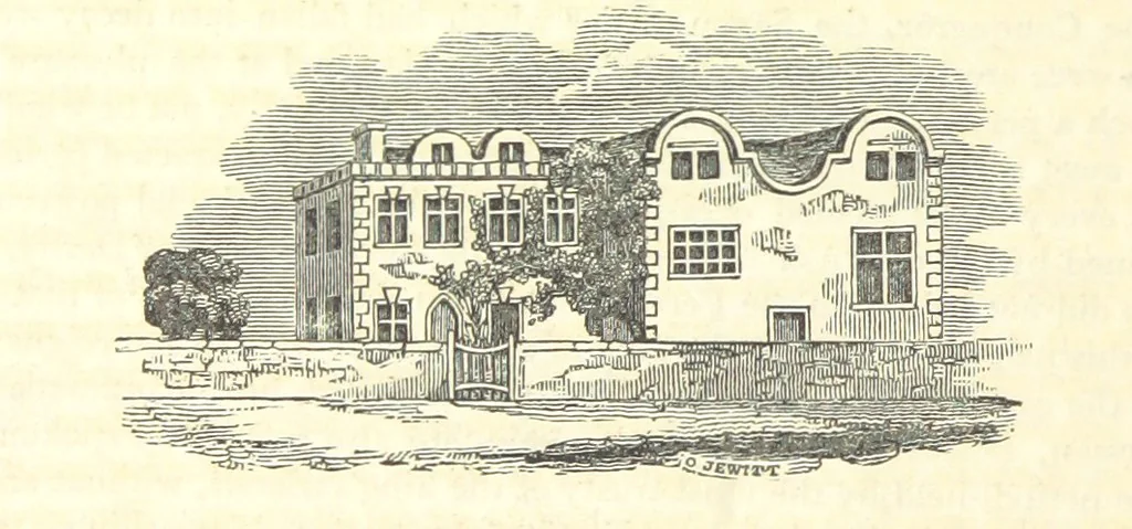 An illustration from The History and Gazetteer of the County of Derby: drawn up from actual observation, and the best authorities; containing a variety of geological, mineralogical, commercial and statistical information. Illustrated by a map of the county, and numerous copper-plate and wood engravings by the first artists. The materials collected by the publisher, S. Glover. Edited by Thomas Noble, 1831, leaf 512