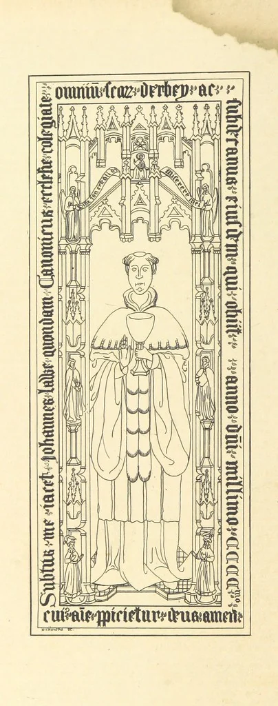 An illustration from The History and Gazetteer of the County of Derby: drawn up from actual observation, and the best authorities; containing a variety of geological, mineralogical, commercial and statistical information. Illustrated by a map of the county, and numerous copper-plate and wood engravings by the first artists. The materials collected by the publisher, S. Glover. Edited by Thomas Noble, 1831, leaf 526
