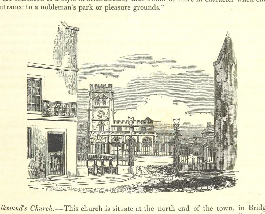 An illustration from The History and Gazetteer of the County of Derby: drawn up from actual observation, and the best authorities; containing a variety of geological, mineralogical, commercial and statistical information. Illustrated by a map of the county, and numerous copper-plate and wood engravings by the first artists. The materials collected by the publisher, S. Glover. Edited by Thomas Noble, 1831, leaf 533