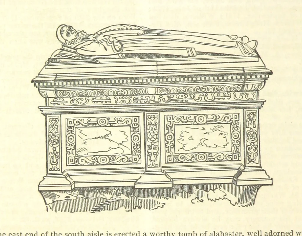 An illustration from The History and Gazetteer of the County of Derby: drawn up from actual observation, and the best authorities; containing a variety of geological, mineralogical, commercial and statistical information. Illustrated by a map of the county, and numerous copper-plate and wood engravings by the first artists. The materials collected by the publisher, S. Glover. Edited by Thomas Noble, 1831, leaf 536
